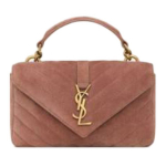 Saint Laurent Mini College'i kettkott V&auml;hemalt roosa Naiste &otilde;lakotid 779430-1U827-5922 Basic Set (Bag+Dust Bag)