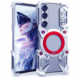 Alumiiniumist raamita &uuml;mbris Sony Xperia1 VII Xperia 1 VI jaoks P&ouml;&ouml;rleva hoidikuga metallist servadeta p&otilde;rutuskindel kate Sony Xperia 1 VI h&otilde;be