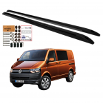 Integreeritud katusereelingud Volkswagen T5 T6 L&uuml;hike L1 Alates 2003 Must