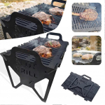 Metallist rest grill - Kokkupandav BBQ grill, Kaasaskantav rest grillimiseks v&auml;litingimustes, telkimiseks, reisimiseks