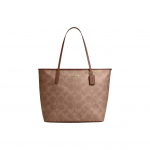 Coach City 36 Kuldne Logo Br&auml;nditr&uuml;kiga Maksimaalne Signatuur L&otilde;uendist Kandekott Naiste Kandekott Pruun CCD66-IMXHE Basic Set (Bag+Dust Bag)