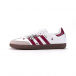 Adidas Originals SAMBA OG Libisemisvastased Kulumiskindlad Madalad Rula Kingad Naiste Valge Punane B75806(Team935-) 37⅓