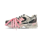 New Balance NB 530 Slip Resistant Low top Running Shoes Unisex Pink Brown MR530AA1(D)(Team301-) 37.5 D-Width gray
