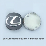 4 tk 62 mm auto velje keskmine kate embleemiga Lexus GX470 CT200H IS300H IS200 IS250 RX350 RX GX460 NX200 GS430 GS ES RX300 jaoks