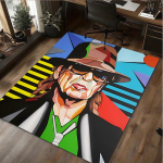 Udo Lindenbergi Tr&uuml;kitud Vaip - kodu kaunistus Vaip elutuppa magamistuppa p&otilde;randakate arvutitooli alla 100x150cm( 39x59in)