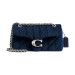 COACH Tabby 26 Logoga Kangast Crossbody &Otilde;lakott Keskmine Naiste Sinine sinine