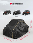 KEMIMOTO UTV kate 4-kohaline Sport-seeriale &Uuml;hilduv Polaris RZR Pro XP 4 Ranger Crew 1000-ga Jaoks Can-Am Commander MAX