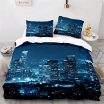 Vabadusesamba tekikott Kuninglik Suurus Mikrokiud Maailmakuulus Ehitis Voodipesukomplekt New Yorgi Maam&auml;rk Linnavaade Tekikate EU single(135x200cm)