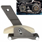 Mootorratturi soomustatud suhtumine Primaarse keti pinguti reguleerija Pinguti Harley Touring Electra Road Street Glide Softail Dyna jaoks