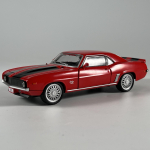 1:32 Chevrolet Camaro SS 350 1969 Superklassikaline Sportauto Sulamist Valatud Mudelauto Miniatuursed S&otilde;idukid K&otilde;rge Simulatsiooniga Kaunistused punane