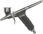 Tamiya Airbrush System Series 40 HG p&auml;&auml;stikuga airbrush integreeritud tassiga v&auml;rvimist&ouml;&ouml;riist 74540 Ei. Pihustust&ouml;&ouml; -