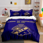 AIK Logo Voodipesukomplekt Voodipesu Tekikottide Komplekt Tekikott Padjap&uuml;&uuml;rid (1 * Tekikott 2 * Padjap&uuml;&uuml;ri, ilma tekita) 135x200cm