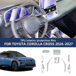 TPU Kaitsekile Toyota Corolla Cross 2026-2027 Salongi Kriimustusvastane L&auml;bipaistev Kleebis Set / Transparent / RHD must