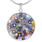 Itaalia Veneetsia Murano klaas Naiste moeehted Ripats Kaelakee 50cm(Necklace Size)