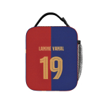 Lamine Y-Yamal Number 19 Jalgpalliga Isoleeritud L&otilde;unakott Lekkimiskindel L&otilde;unakarbi K&uuml;lmakott Toidukott Kolledž Piknik One Size blue