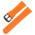 Kummist kellarihm tag heuer Seiko kellarihmad 18mm 20mm 22mm 24mm must sinine oranž igale kaubam&auml;rgile Kellarihmad tarvikud 20mm orange