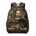 Seth Rollins Wrestling Graafika &Otilde;pilase Seljakott Koolikott Matkamine Reisimine P&auml;evakott Poistele T&uuml;drukutele Moodne Raamatuseljakott &Otilde;lakotid One Size black