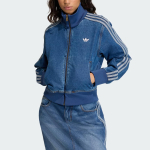 Adidas Originals kolme triibuga t&auml;is-lukuga jakk KD2913 S blue
