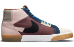 Nike Sb Blazer Mid Mosaic Brown DA8854-600 36 blue