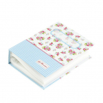 EF Store 6-tolline 100-taskuline lillekaanega fotoalbum Baby Moment Pildihoidja Pere kingitus valge