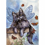 Teemantmaaling Ristpistes Liblikas Kassi N&auml;put&ouml;&ouml; K&auml;sit&ouml;&ouml; Kodukaunistus Teemanttikandid 20X30CM