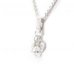 Altesse [I3161] - Collier Argent 'Scarlett' blanc valge