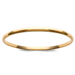 Les Tr&eacute;sors De Lily [J9366] - Bracelet Plaqu&eacute; Or 'Demi-Jonc' dor&eacute; - 66 mm 4 mm kuld
