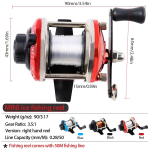 J&auml;&auml;p&uuml;&uuml;gi rullid Vasak Parem T&auml;ismetallist endine Rafting P&uuml;&uuml;girull J&auml;&auml;rull FishTackle Tarvik Red