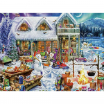 DIY Teemantmaal 5D j&otilde;ulupidu T&auml;isruudukujuline teemanttikandid Ristpistes j&otilde;ulukingitus Mosaiik K&auml;sit&ouml;&ouml; N&auml;put&ouml;&ouml; Kodukaunistuse komplektid Full Round (20X30CM)