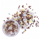 1 kasti k&uuml;&uuml;nte kunst kivid 3D lill Ebaregulaarne v&otilde;lu Kristallid Ehted Dekoor Disain K&uuml;&uuml;nte n&auml;pun&auml;ited Geellaki tarvikud