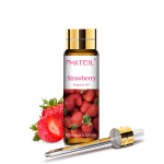 PHATOIL 10 ml maasika kookose mango puuvilja eeterlik &otilde;li huulel&auml;ikega k&uuml;&uuml;nlaseebi valmistamiseks aroomiteraapia difuusorid massaažil&otilde;hnad Strawberry