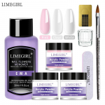 K&uuml;&uuml;nte akr&uuml;&uuml;lpuudri komplekt Crystal Acrylic vedel k&uuml;&uuml;nte kaunistamiseks pikendamise manik&uuml;&uuml;ri t&ouml;&ouml;riist