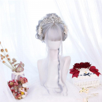 Bybrana naiste parukas naistele pikad lokkis juuksed Lolita parukas &Otilde;hktukk Realistlik sinine gradiendiga keemilisest kiust t&auml;is peakattega Anime parukas 60cm