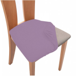 Spandex Jacquard s&ouml;&ouml;gitoa toolide istmekatted, eemaldatavad pestavad elastsed padjakatted polsterdatud s&ouml;&ouml;gitooli jaoks lilla