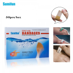 Sumifun haavaplaastrid 50 tk &uuml;hekordselt kasutatav meditsiiniline kleeplindi abi kaitsev ohutu elluj&auml;&auml;mise h&auml;daabikomplekt haavaplaaster 50pcs
