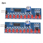 2 tk NE555+CD4017 LED Chaser vesi voolava valguse mooduli komplekti elektrooniline vooluahel