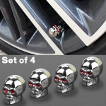 4-osalised rehviklapi katted, Skull Style universaalne varrekate, roostekindel vasest s&uuml;damik, korrosioonikindel must