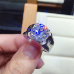 Bella Box Lihtne temperament, ruudukujuline valge avas&otilde;rmus naistele v&otilde;luv pulmakihlus peened ehted, uus trendikas Adjustable Opening valge