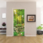 PVC kodusisustus Sissep&auml;&auml;suukse kleebis Vann Du&scaron;iruum Magamistuba Isekleepuv fototapeet Renoveerimisplakat Veekindel 77x200cm(cut 2pcs)