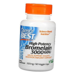 Bromelain, K&otilde;rge potentsusega bromelain, Doctor's Best 90 kapslit (69327003) 90vcaps