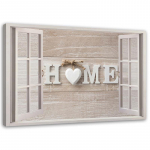 Feeby l&otilde;uenditr&uuml;kk, Kodu heledal puidul aknas 60x40 beež