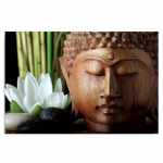 L&otilde;uenditr&uuml;kk Buddha Bamboo Flowers 60x40 roheline