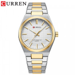 CURREN uus meeste tippkell Simple Grid Grid Quartz Business Watch Terasrihmaga vabaajakell
