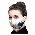 Ramidos 1PC Adult Painting Prints Protection Pestav hingav n&auml;omask One Size