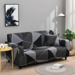 1/2/3/4 istekoha geomeetriaga diivanikate, veniv spandex, L-kujuline diivanikate Cartoon Chaise Longue diivani kate, m&ouml;&ouml;blikaitse S 1 seater 90-140cm