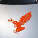 Eagle'i isikup&auml;ra Kapoti kleebised Uksekleebised Kerekleebised Kriimud autode muutmise blokeerimiseks 30cm valge