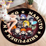 Anime Naruto &uuml;mmargused vaibad elutoa vaipadele Pehme flanellist p&otilde;randavaip Magamistoa vaibamatt lastele K&ouml;&ouml;givaip 120cm