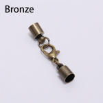 10 tk Nahast n&ouml;&ouml;ri homaari klambri konksud otsakorgid ehted k&auml;ev&otilde;rud 4mm