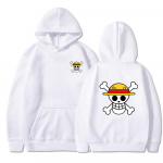 Anime &uuml;hes t&uuml;kis kapuutsid meeste naiste s&uuml;gismood vabaaja pulloverid Harajuku hip-hop dressipluusid unisex hubased topid XL valge
