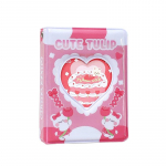 INS Stiilis 3-tolline Fotoalbum Kawaii S&uuml;damekujuline Aukudega T&auml;hejahtimise Album Korea Kollektsioneerimisk&ouml;ide Peen Kodukaunistus 40 Lahtrit 40 slots lilla